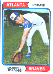 1974 Topps Baseball Cards      140     Darrell Evans
